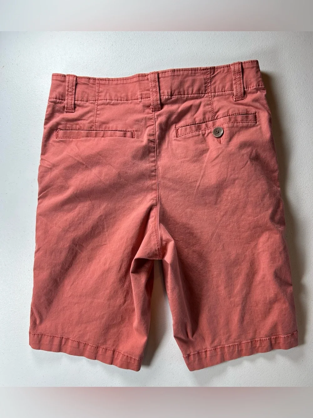 Urban Pipeline Super Flex Flat Front Chino Shorts Lot 2pc Men 30 Khaki Coral